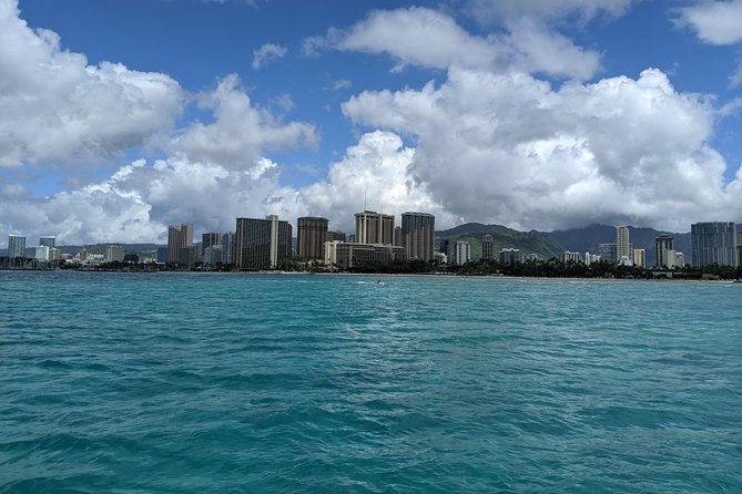 12pm Turtle Canyon Snorkel Adventure - Sailing around Waikiki and Diamond Head: views and a comfy catamaran finish