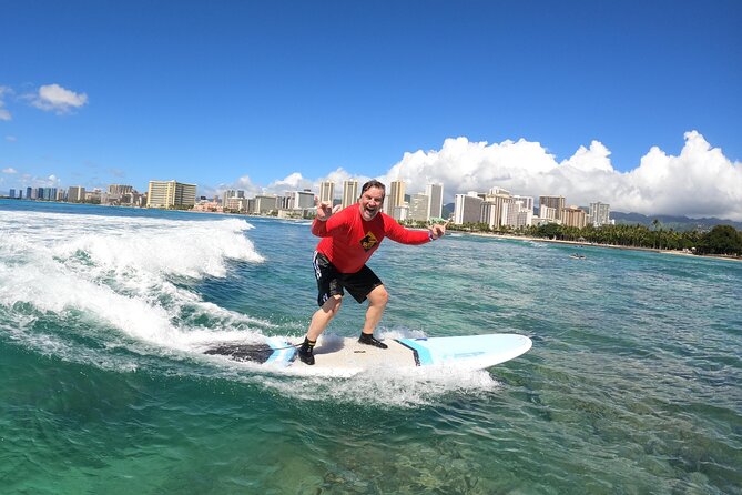 Family, Private & Group Surfing Lessons, Waikiki Courtesy Shuttle - In the Water With Your Coach: Patience That Works for Beginners