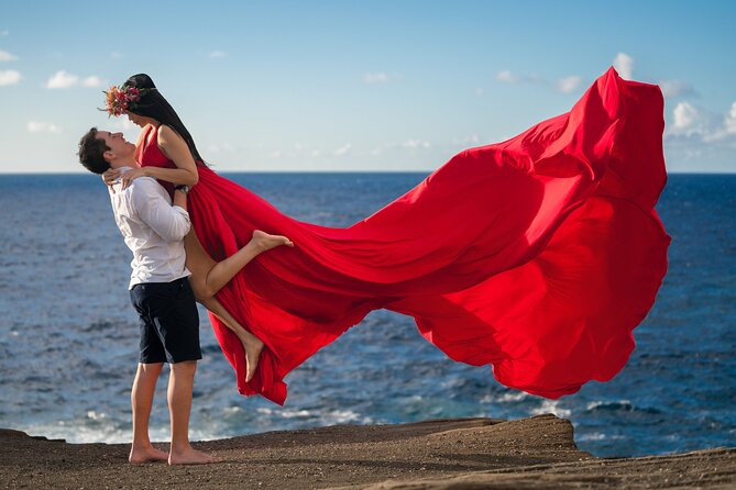 Flying Dress Photoshoot on Oahu - The sunrise timing: why 6:00 am matters here