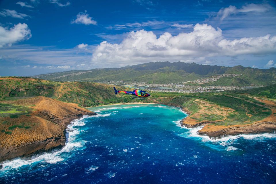 From Honolulu: Oahu 60min Helicopter Tour with Doors Off/On - Ko‘olau Windward Coast and Kaneohe Bay Views