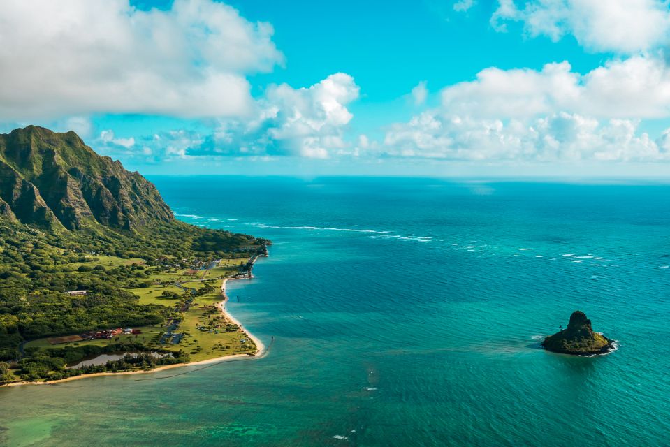 From Honolulu: Oahu 60min Helicopter Tour with Doors Off/On - Ka‘a‘awa Valley, Sacred Falls, and Chinaman’s Hat
