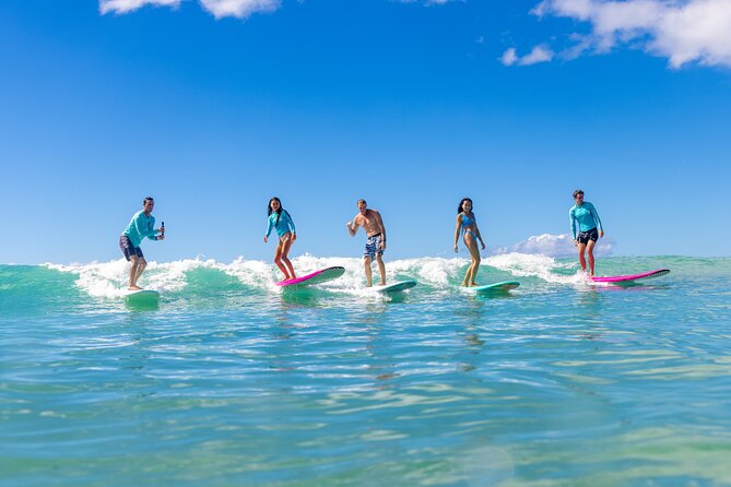 Group Surf Lesson in the Heart of Waikiki - Small-Group Coaching in Waikiki Beach (Max 4 People)