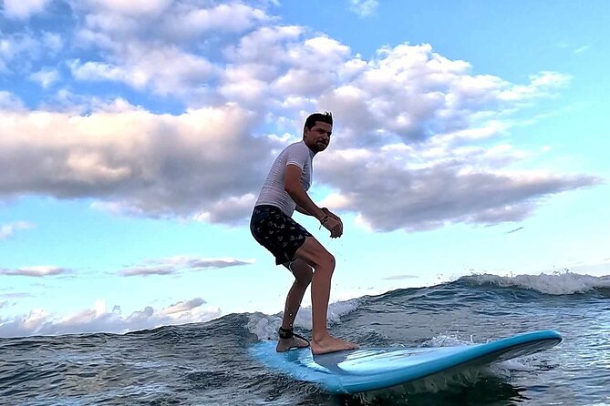 Group Surf Lesson with Videos and Photos - Finding The Right Start Point at Duke Kahanamoku Lagoon