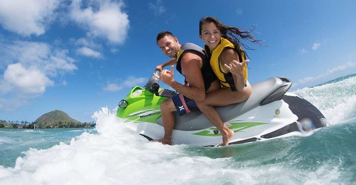Hawaii Kai: Maunalua Bay Jet Ski Ride - Solo or Tandem Jetski Controls: How the Ride Feels