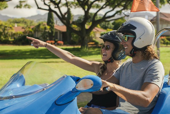 Hawaiian Style Scoot Coupe Rental for the Day - The ride: scooters are fun, but the “49 cc” part is real