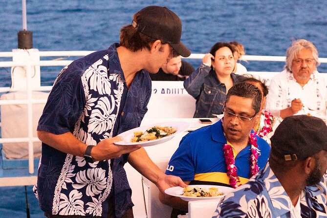 Honolulu Sunset Dinner Cruise with Friday Fireworks Show - Waikiki at golden hour, plus fireworks timing