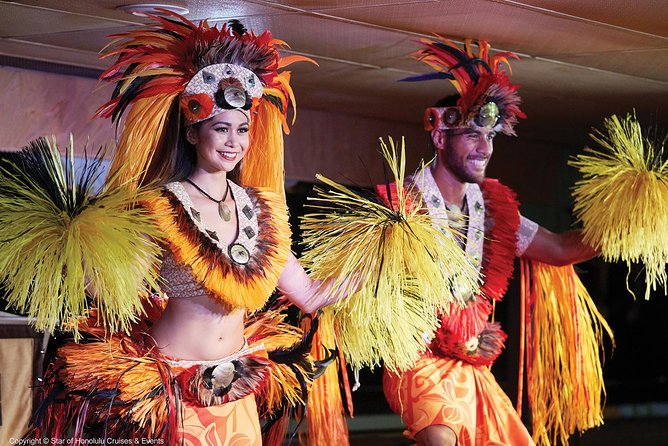 Honolulu: Three Star Deluxe Sunset Dinner Cruise and Show - Five-course dinner: lobster or steak, pacing, and dietary requests