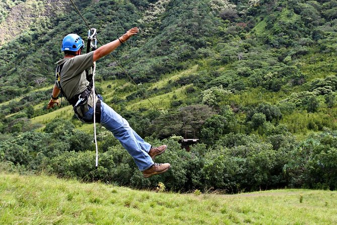 Kualoa Ranch - Zipline Tour - Safety briefing and harness fit: The moment you stop guessing