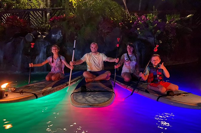 Lunar Legends Night Stand up Paddle Kayak Water Experience - Guide energy is a big part of why people rate this so high