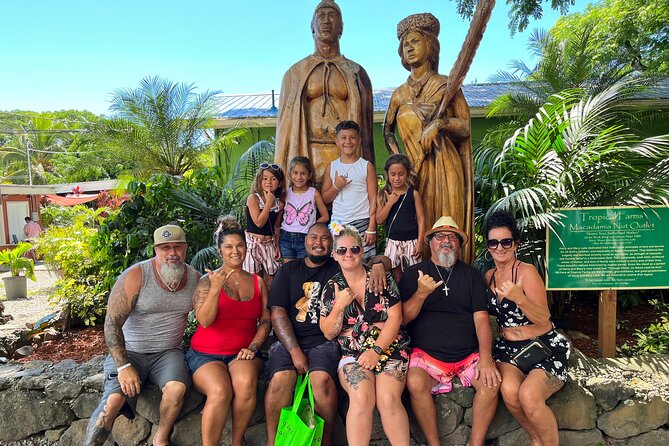 Oahu Allstar Circle Island Tour: Dole, Turtles, Blowhole, Fun - Tropical Farms (Macadamia Nut Outlet) and Kualoa: Food Samples + Film-Location Photos