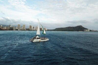 Oahu Catamaran Waikiki Sunset on 40 Foot Catamaran: Food and BYOB - Food and BYOB: The Snack Spread and How to Plan Your Own Night