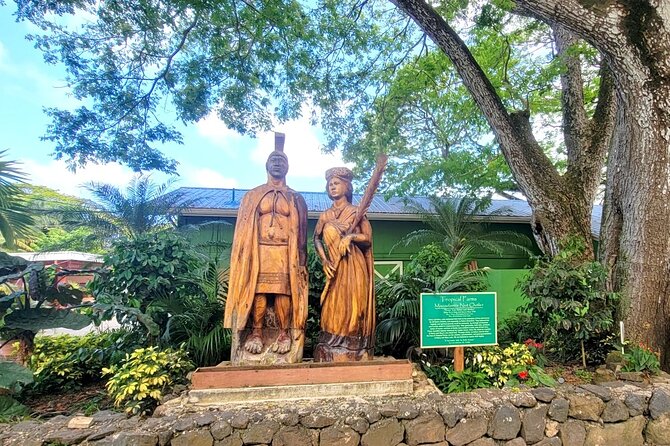 Oahu Circle Island Tour with Byodo-In Temple Admission - Kualoa Regional Park and Mokoli’i: Chinaman’s Hat photos with Koolau behind you