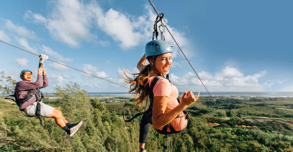 Oahu: North Shore Zip Line Adventure with ATV and Farm Tour - Beyond zips: rappels, sky bridges, boardwalks, and a floating stair case