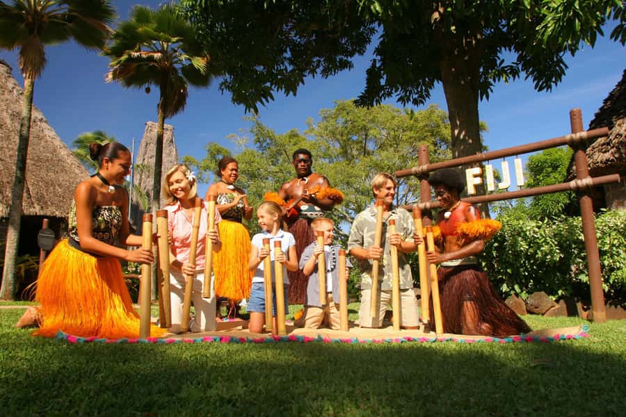Oahu: Polynesian Cultural Center Island Villages Ticket - Island of Samoa: opening a fresh coconut, fire starting, and woven crafts