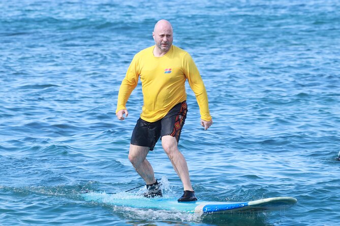 Open Group Surfing Lesson in Waikiki, Hawaii - The Ocean Session: Paddling, Turning, and Your First Real Stand