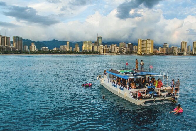 Paradise Waikiki Sunset Cruise + LIVE DJ + SWIMMING - Who should book this, and who should choose something calmer
