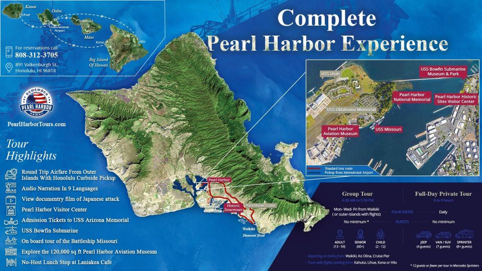 Pearl Harbor and Oahu Circle Island Tour FROM KONA - Entering The USS Arizona Experience (And Why Timing Helps)