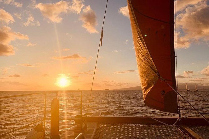 Polynesian Canoe Sunset Sail - From Ala Moana to Waikiki’s sunset waterline