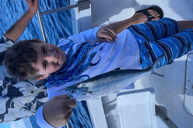 Private Fishing Charter for Family and Friends in Honolulu - Private bottom-reef fishing from Kewalo Basin Harbor