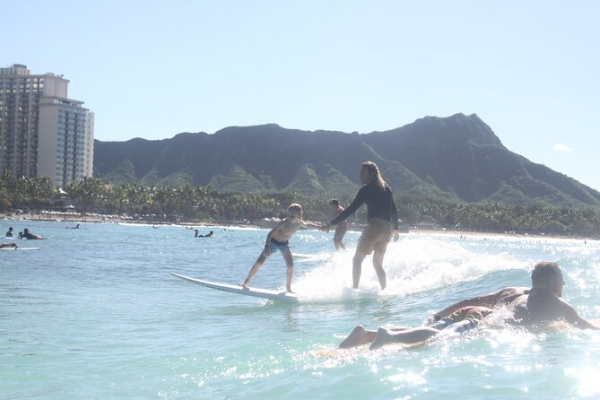 Private Surfing Lessons in Waikiki - The Best Part for Families and First-Timers: Clear, Encouraging Instruction