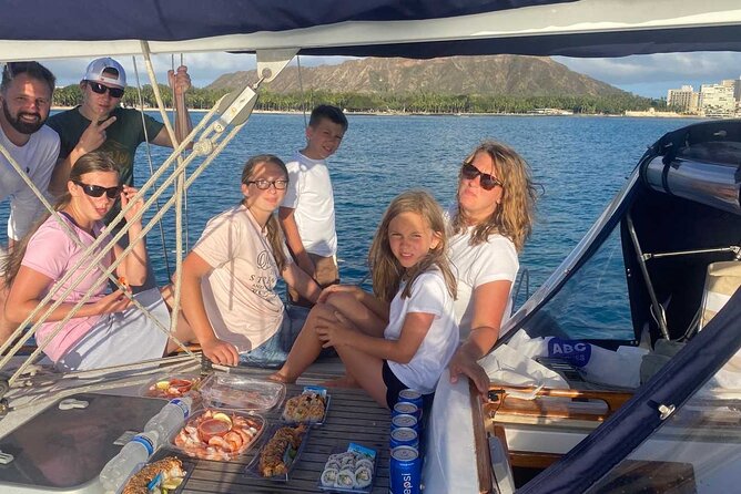 Small Group Waikiki Sunset Sailing Tour - Stop 1 at Diamond Head State Monument: that sunset-with-a-statement moment