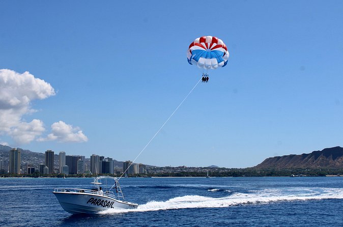 Waikiki and Diamond Head Parasailing Experience - Diamond Head State Monument From the Ocean: The Crater Perspective