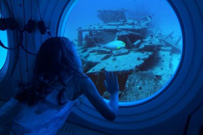 Waikiki: Atlantis Submarine Adventure - What you see underwater: coral, turtles, and man-made structures
