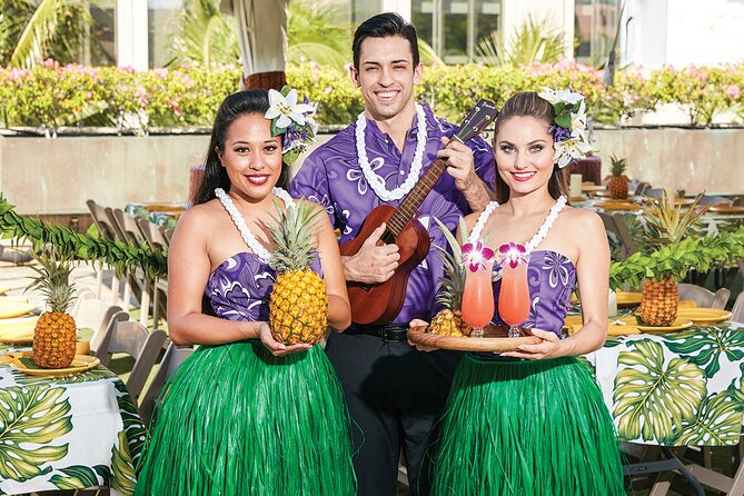 Waikiki Luau Buffet with Optional Rock-A-Hula Show Ticket - The Buffet Spread: Roasted Pig, Lomilomi Salmon, Hulihuli Chicken, and More