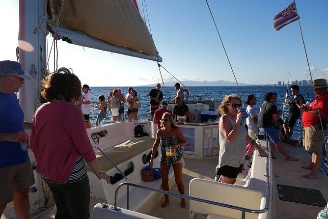 Waikiki Sunset Cocktail Sail with Open Bar - The 90 minutes at sea: what the Waikiki sunset actually looks like